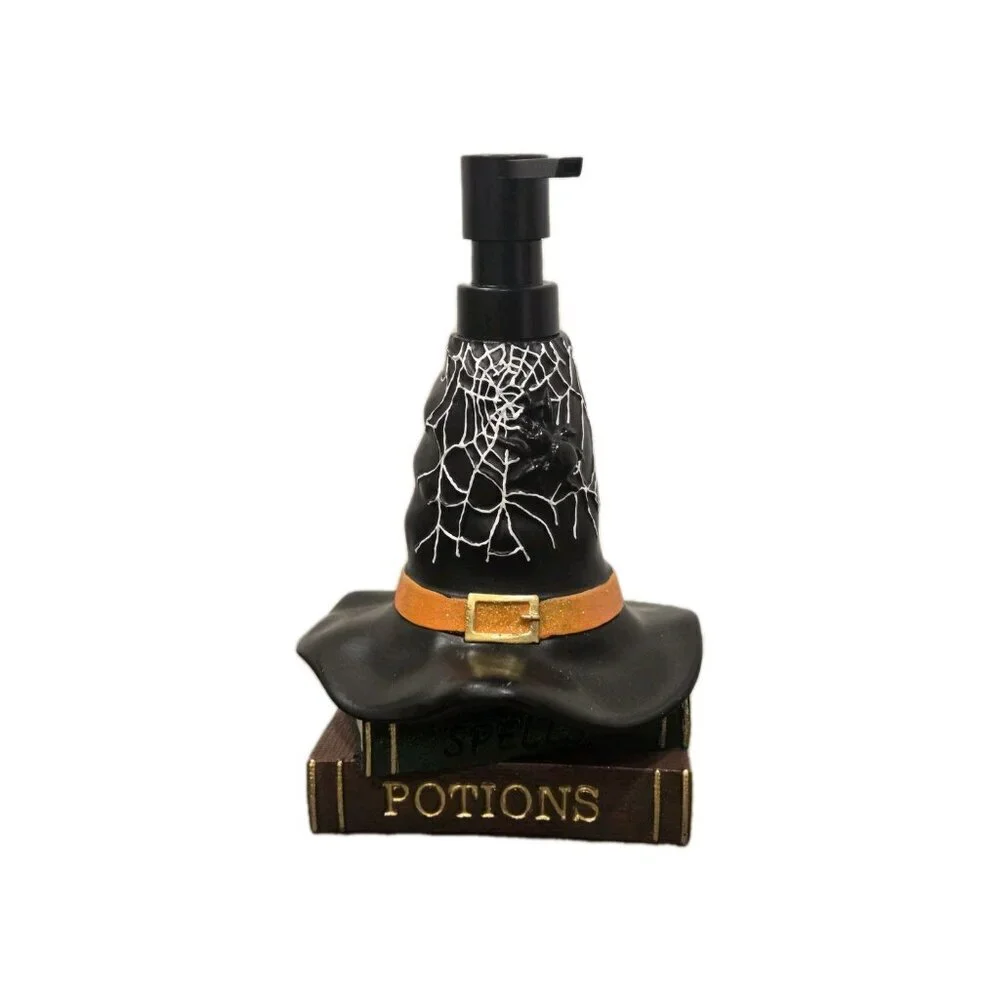 New Witchs Curses POTIONS Brews Handbook Halloween Soap Dispenser Spooky Kitchen